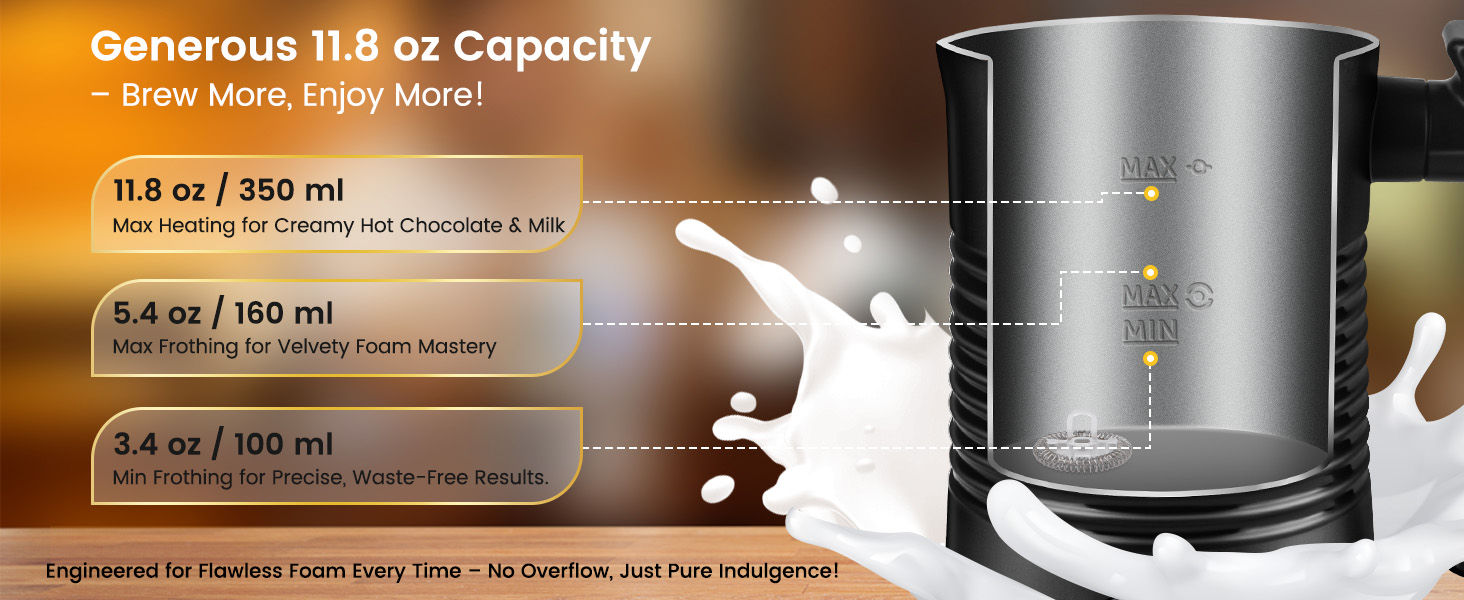 milk warmer and frother