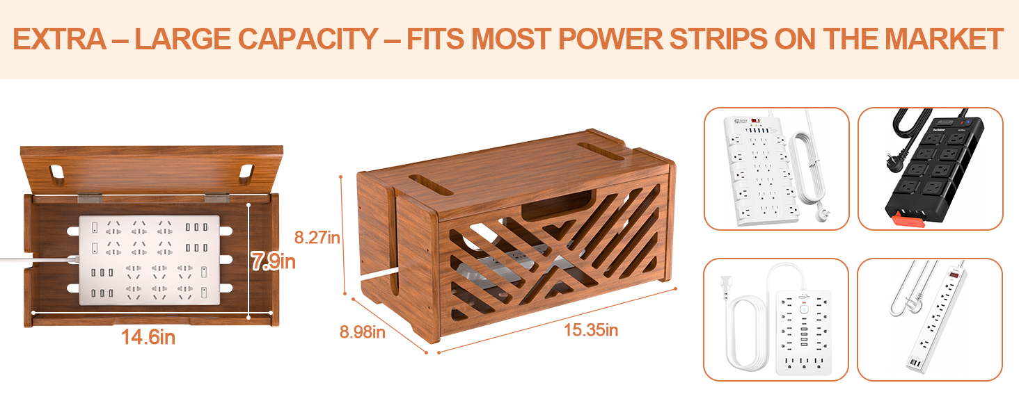 cord organizer box