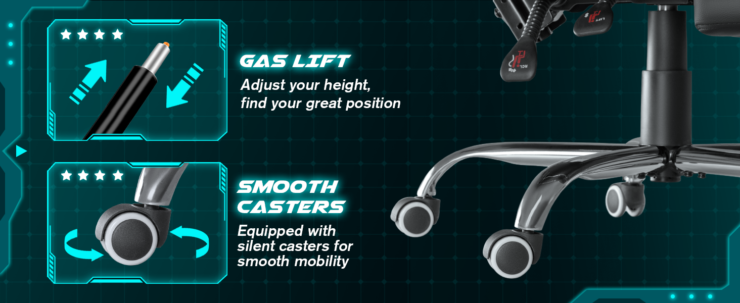 Gas Lift and Casters