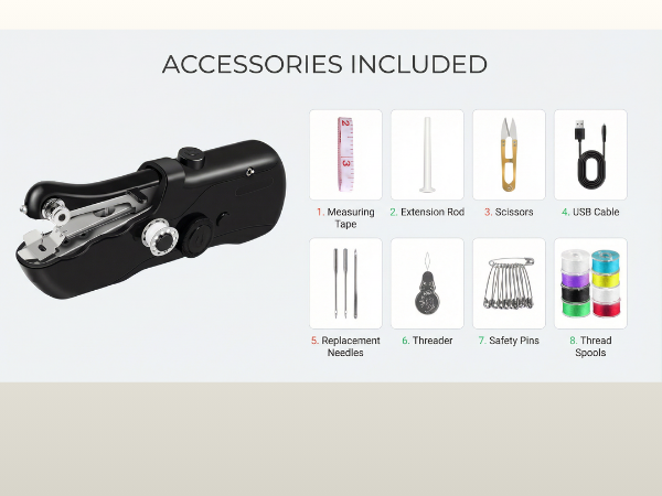 Handheld Sewing Machine for Adults