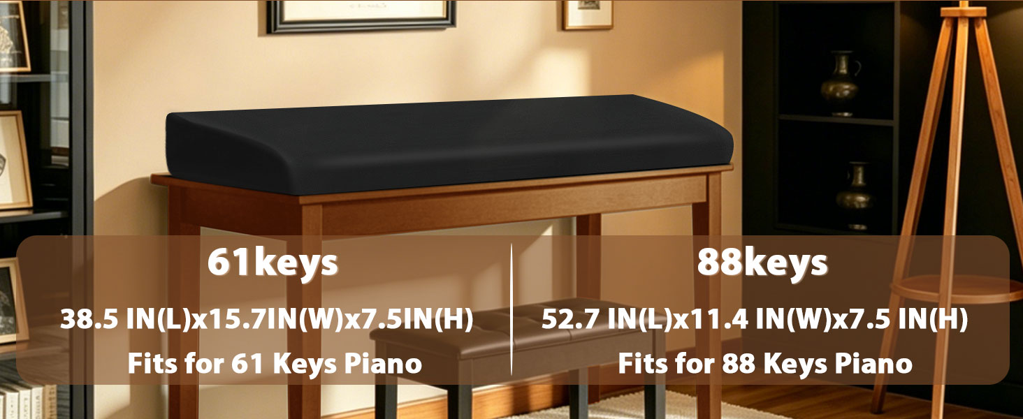 Piano Keyboard Dust Cover