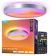 Govee Ceiling Light Ultra 21 Inch, 5000LM Smart Flush Mount Ceiling Light Fixture, Compatible wit...