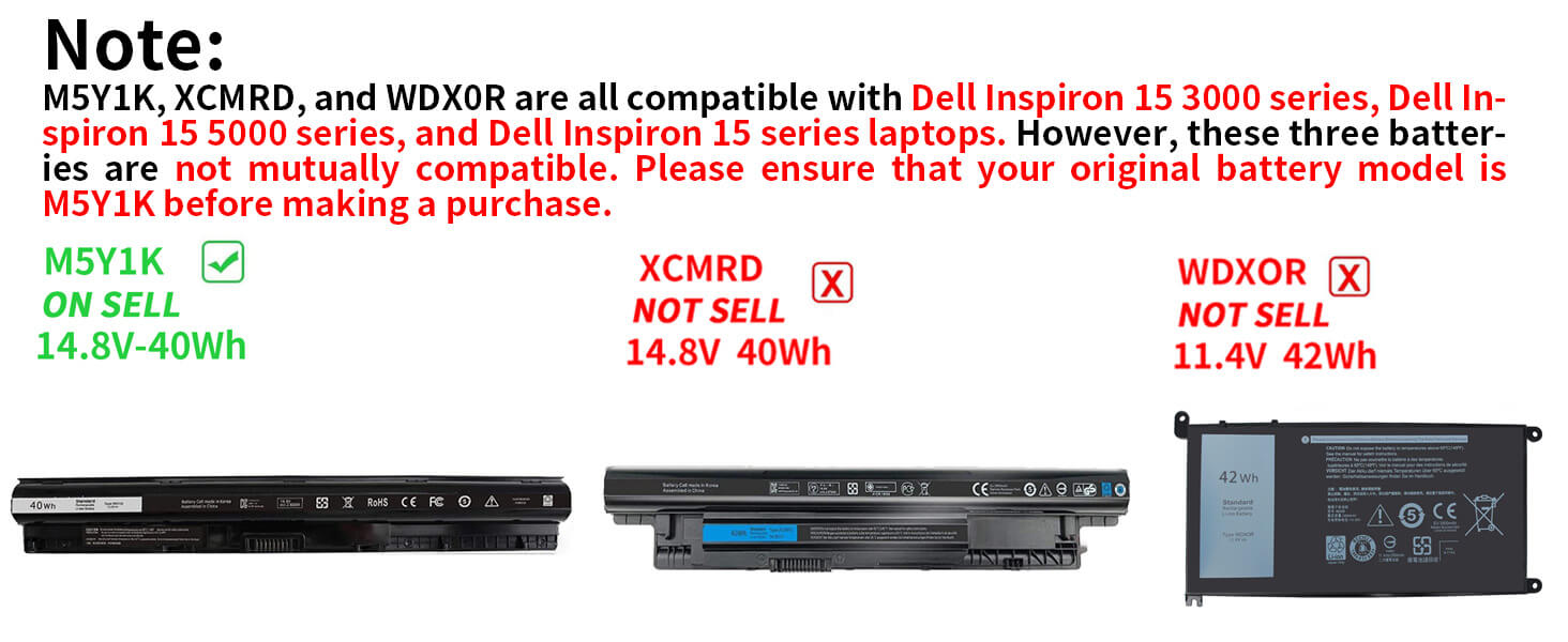 m5y1k 14.8v 40wh dell battery