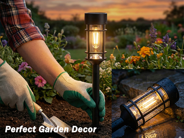 outdoor solar lights for yard garden decor
