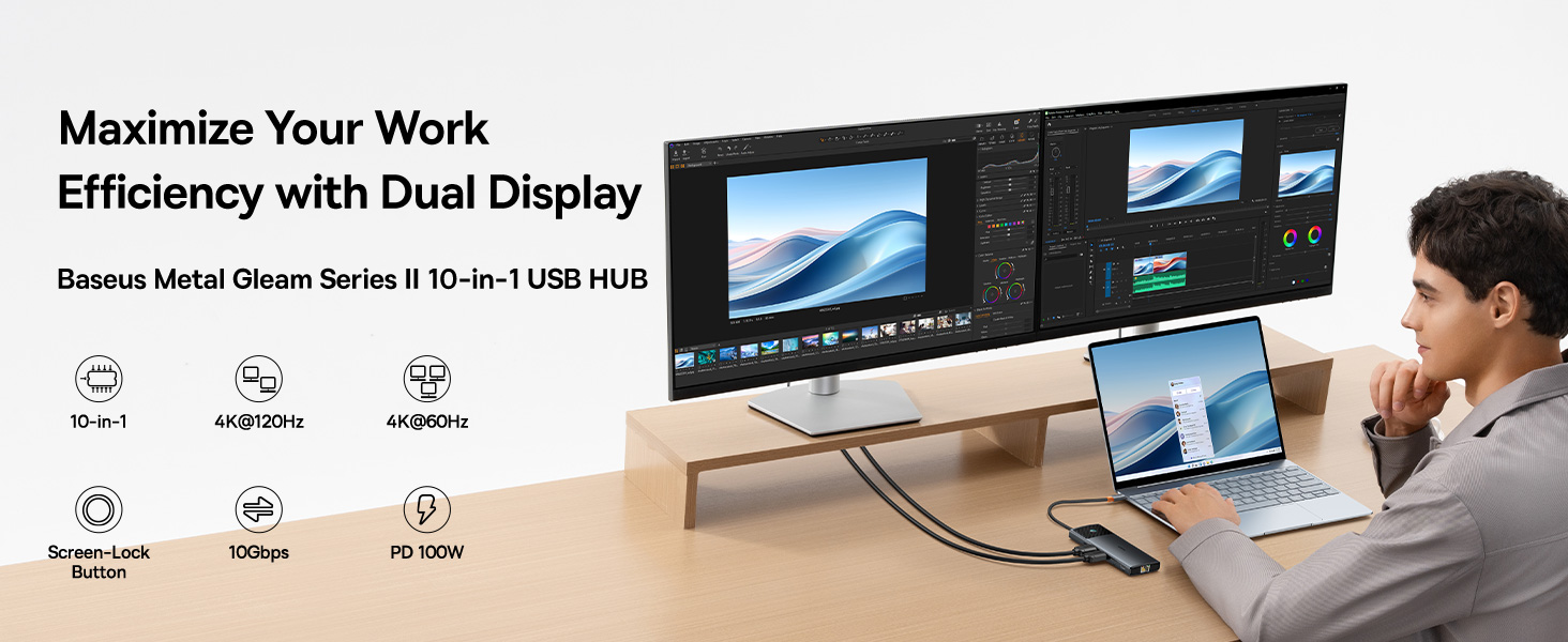 10 in 1 USB-C HUB