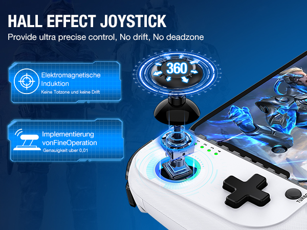Upgraded Joysticks, Turbo, Thumb Grips Gaming Gamepad