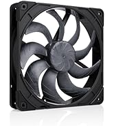 Noctua NF-A14x25 G2 PWM chromax.Black, Premium-Quality Quiet 140mm PC Fan (Black)