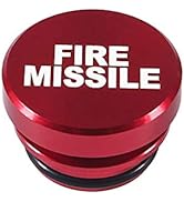 Melife Billet Aluminum Car Cigarette Lighter Plug Replacement, FIRE MISSILE Button Universal Push...