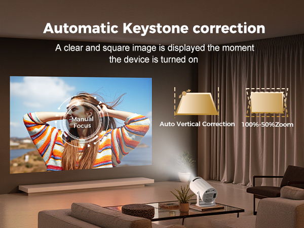 Mini Projector with WiFi and Bluetooth