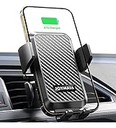 JOYMASS Wireless Car Charger, 15W Fast Charging Auto Clamping Car Charger Cell Phone Holder Mount...
