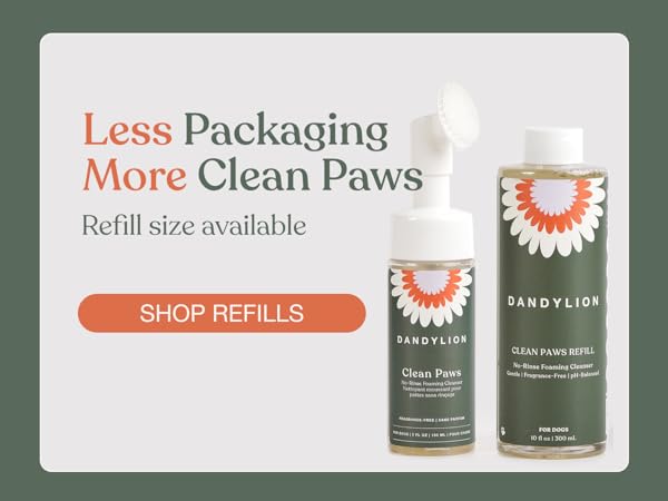 Less Packaging, More Clean Paws: Refill Size Available