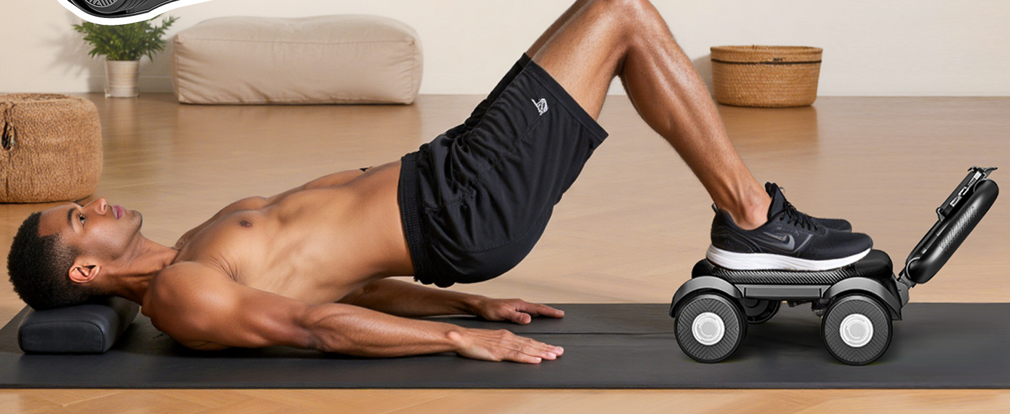 EAST MOUNT Ab Roller Wheel - Ab Roller with Elbow Support for Core Workout Home Gym Equipment
