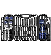 Prostormer 240-Piece Mechanics Tool Set, General Assorted SAE/Metric Sockets and Wrenches Automot...