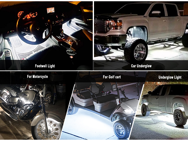  12V Led Light Strip 32CM Waterproof Led Light Strips for Cars Motorcycles 