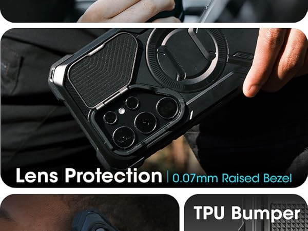 Galaxy S24 Ultra case witn camera cover