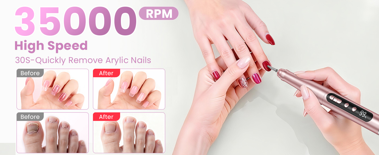 Nail Drill Kit for Polishing