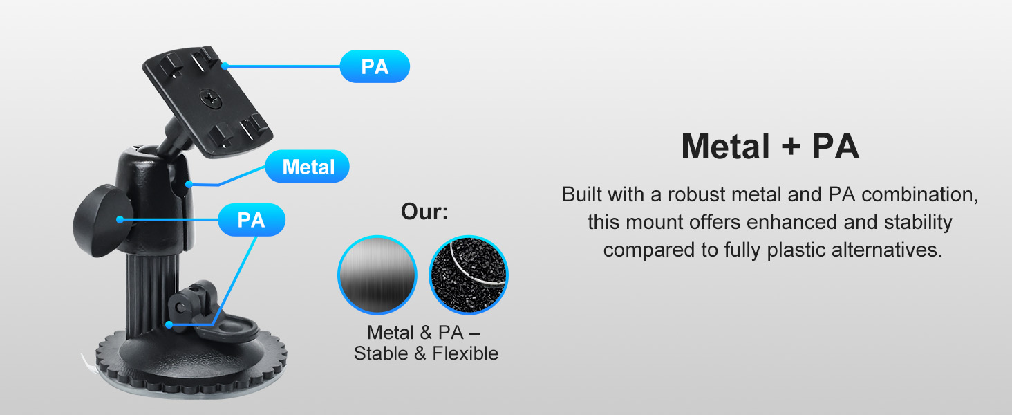 windshield suction cup mount
