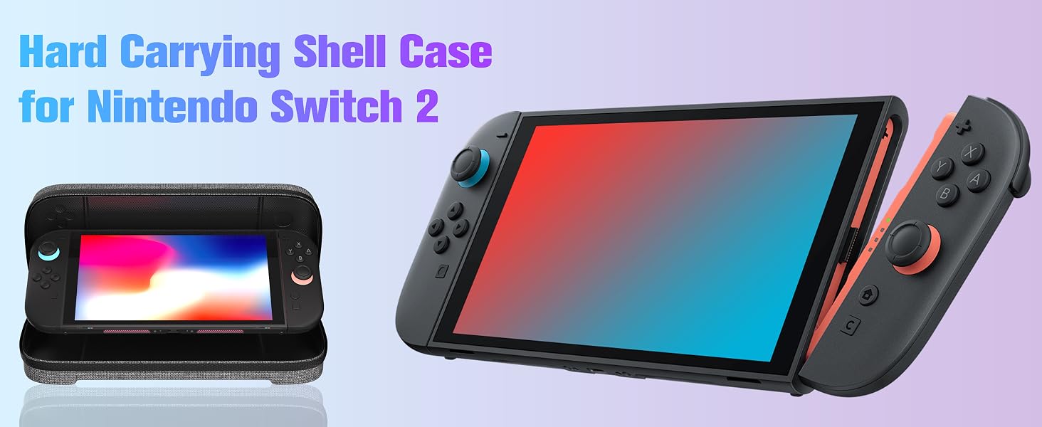 nintendo switch 2 carrying case; nintendo switch 2 travel case; switch 2 travel case