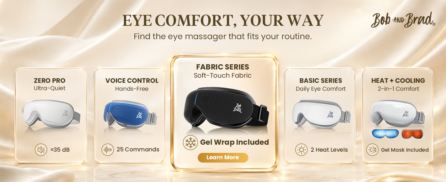 eye massager with heat and cooling
