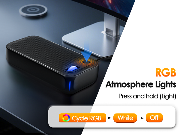 wired speaker with RGB