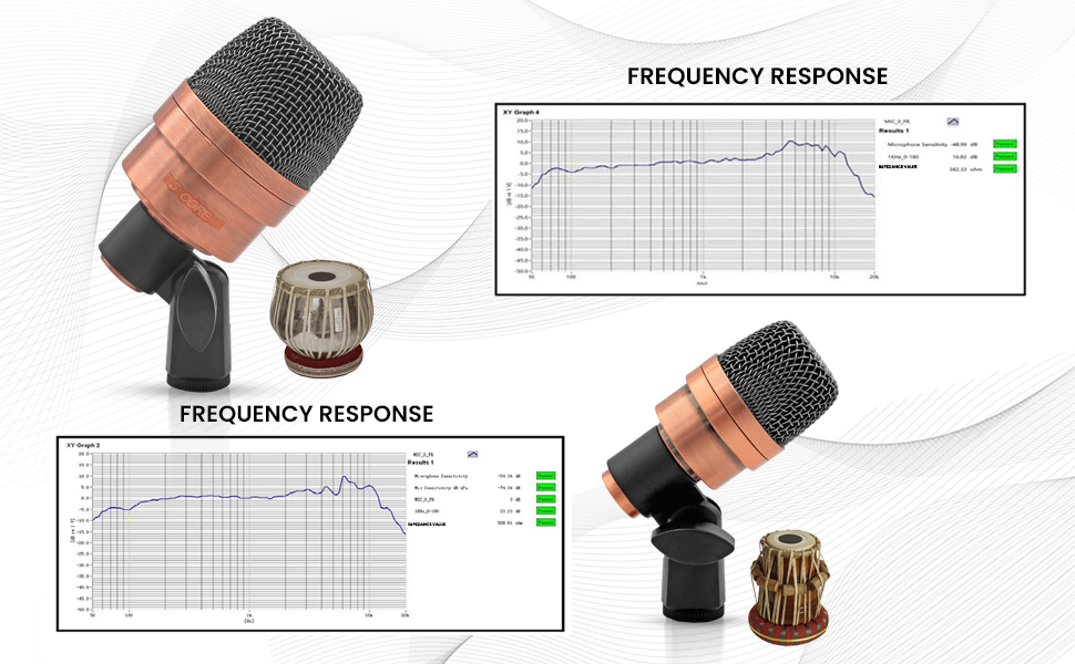 Tabla Mic Snare Tom Instrument Drum Microphone Dynamic Unidirectional