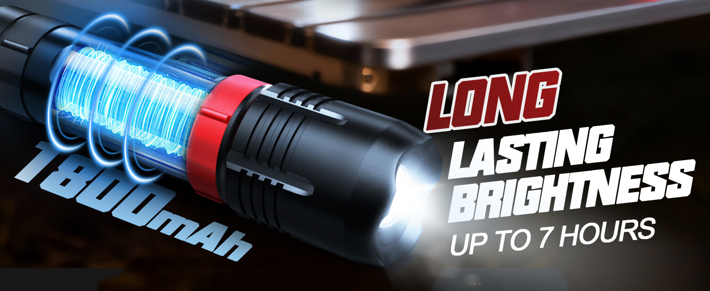 bright flashlight