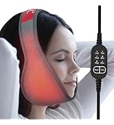 Comfytemp Face Heating Pad for TMJ Relief, Heated Face Mask with 3 Heat and Time Settings, USB El...