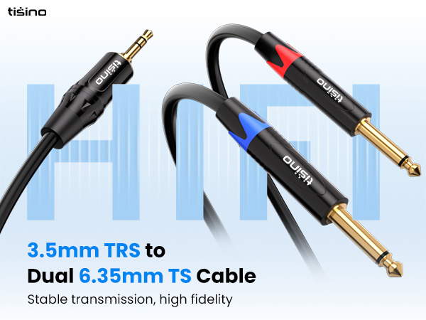 1/8 to 1/4 stereo cable
