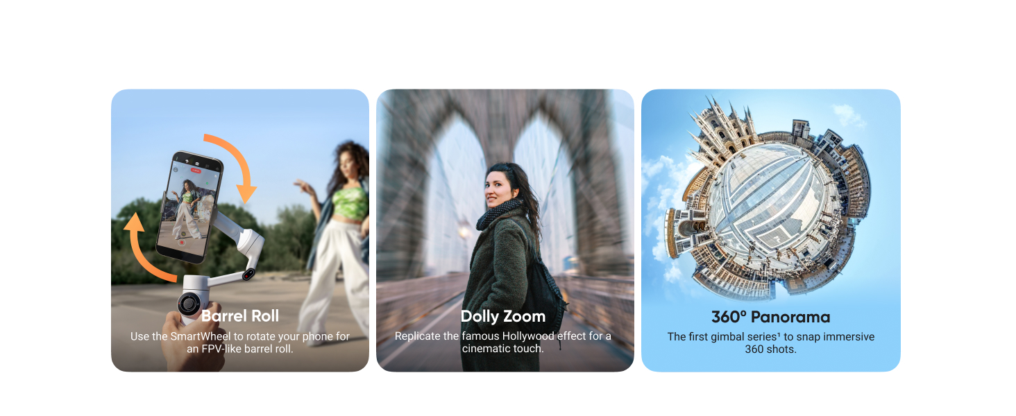 Intsa360 Flow 2 White Gimbal Stabilizer for Smartphone