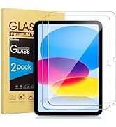 SPARIN Screen Protector for iPad 10th Generation 10.9 inch (2022 Models), 2 Pack 9H Hardness Temp...