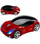 elec Space Wireless Mouse, 2.4GHz Car Wireless Mouse Cool 3D Sport Ergonomic Optical Cordless Mic...