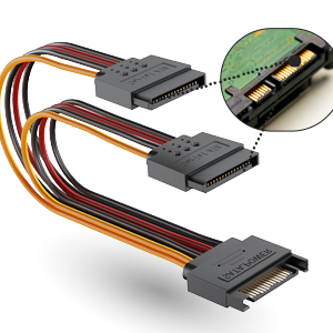 Sata power splitter 1 to 2