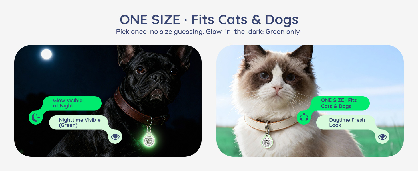 Smart ID dog tag and cat tag