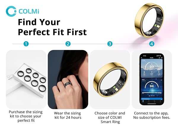 colmi smart ring sizing kit
