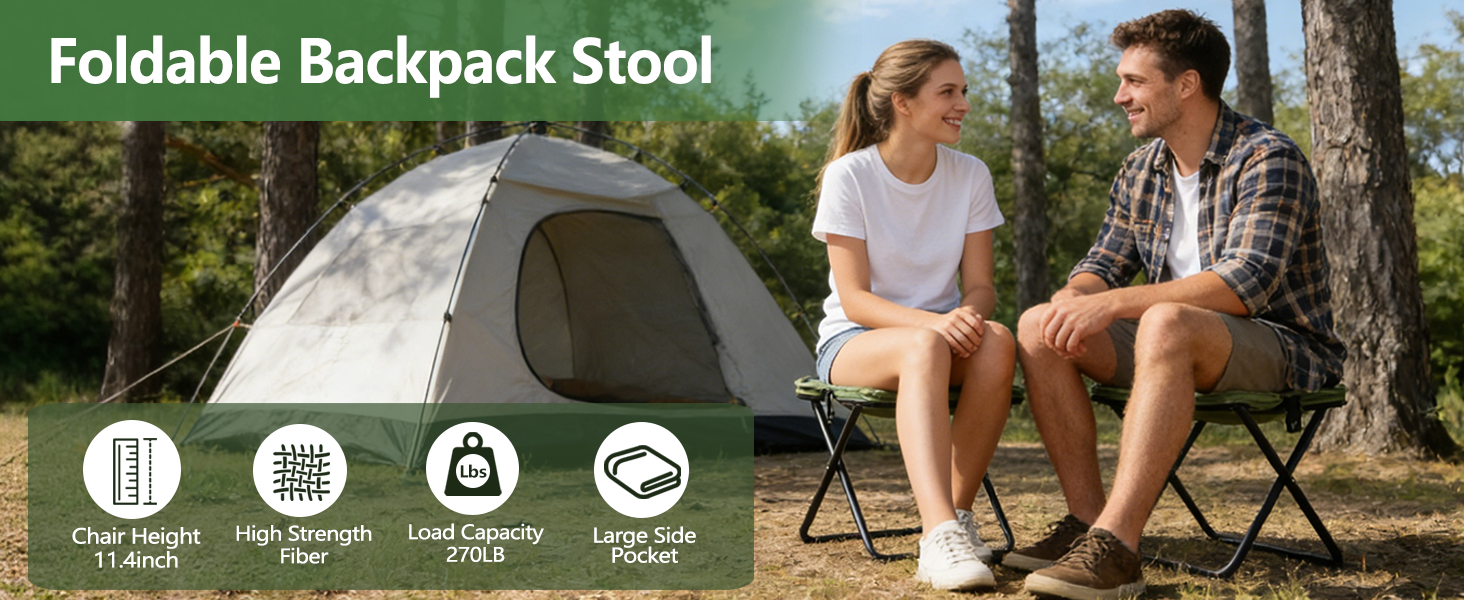 Portable Ultralight Collapsible Stool