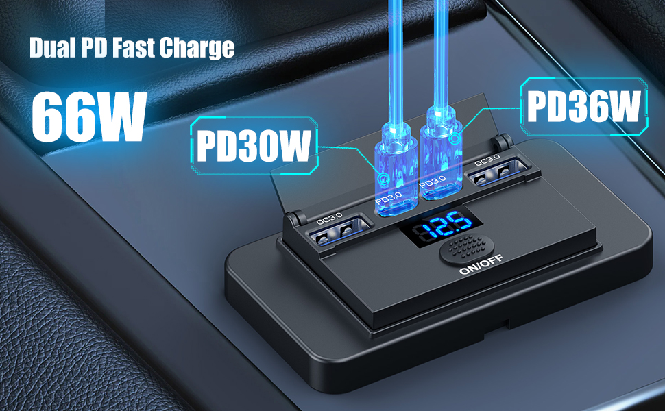 66w pd usb c