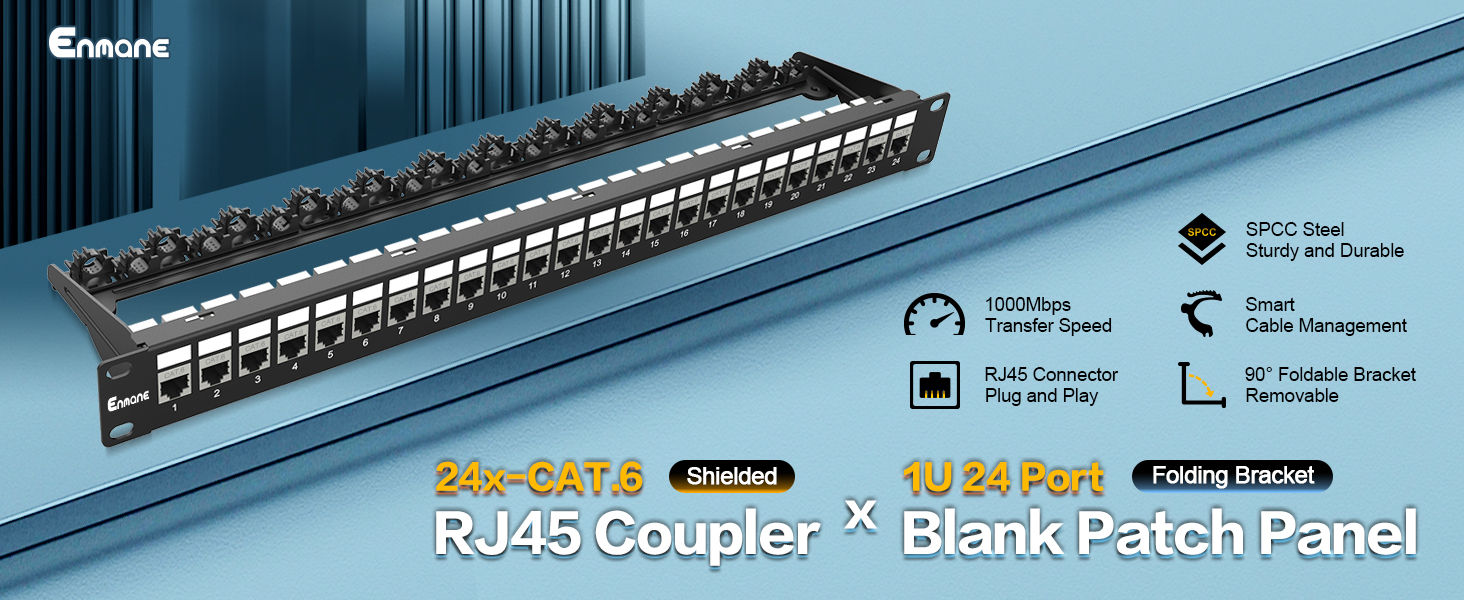 24 port patch panel