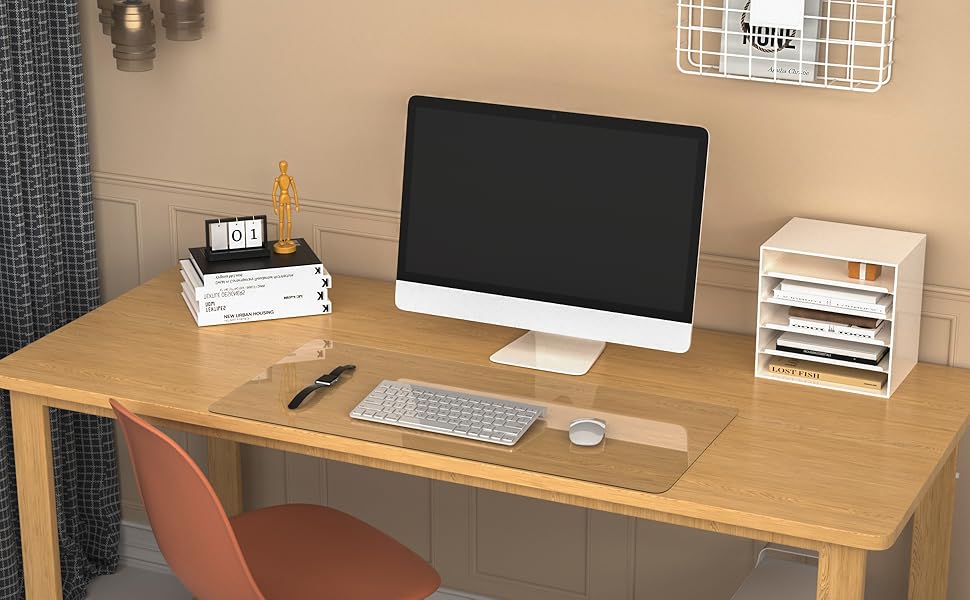 clear desk mat