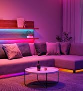 SeJaiminy LED Strip Lights, 5V RGB Color Changing Light Strips with Remote Control, USB Powered F...
