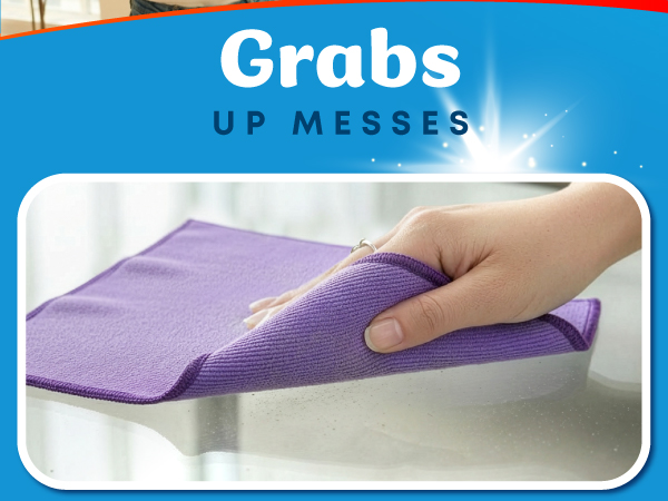 Microfiber Window &amp; Glass Cleaning Cloth No Detergents Magic Streak Free Ultra Microfiber Towel