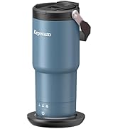 Kepwam Self-Heating Travel Mug 20oz, Temperature-Controlled Coffee Warmer Mug, Smart Travel Coffe...