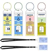 NTONPOWER Cruise Luggage Tags with Zip Seal and Steel Loops Premium Clear Thicken Luggage Tags Wa...