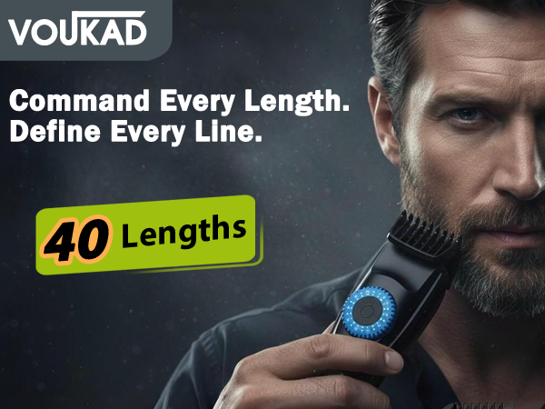 40-Setting Beard Trimmer: Your Ultimate Grooming Game-Changer