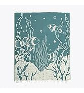 FESHKA Sand Free Turkish Beach Blanket (55 x 67) Quick Dry Bath Towel, Oversized Beach Towel, Lig...