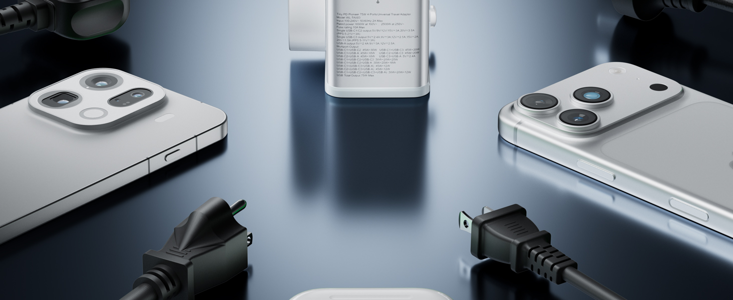 European Plug Travel Universal Adapter
