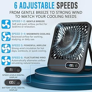 Fan small portable Usb rechargeable mini fans Small fan rechargeable Portable table fan