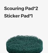 4 Pack Foam Scrubber and Scouring Pad for Electric Spin Scrubber, Electric Spin Scrubber for Glas
