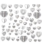 stino Silver Spacer Beads for Bracelet Earrings Necklace Making, Bulk Assorted Metal Jewelry Find...