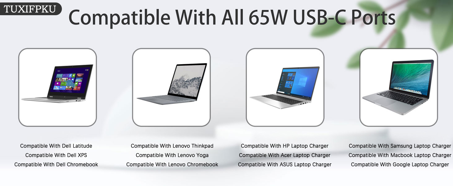 dell 65w laptop charer