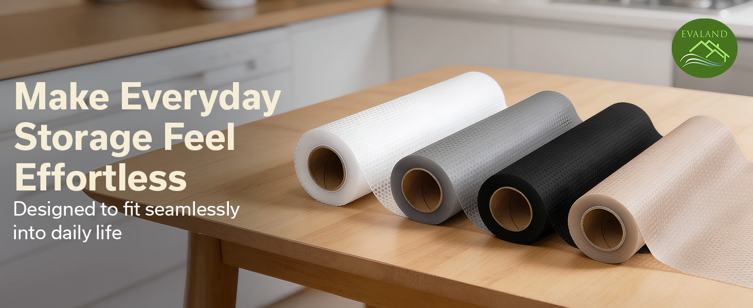 non adhesive shelf liner clear draw liners for bathroom kitchen drawer waterproof cabinets evaland